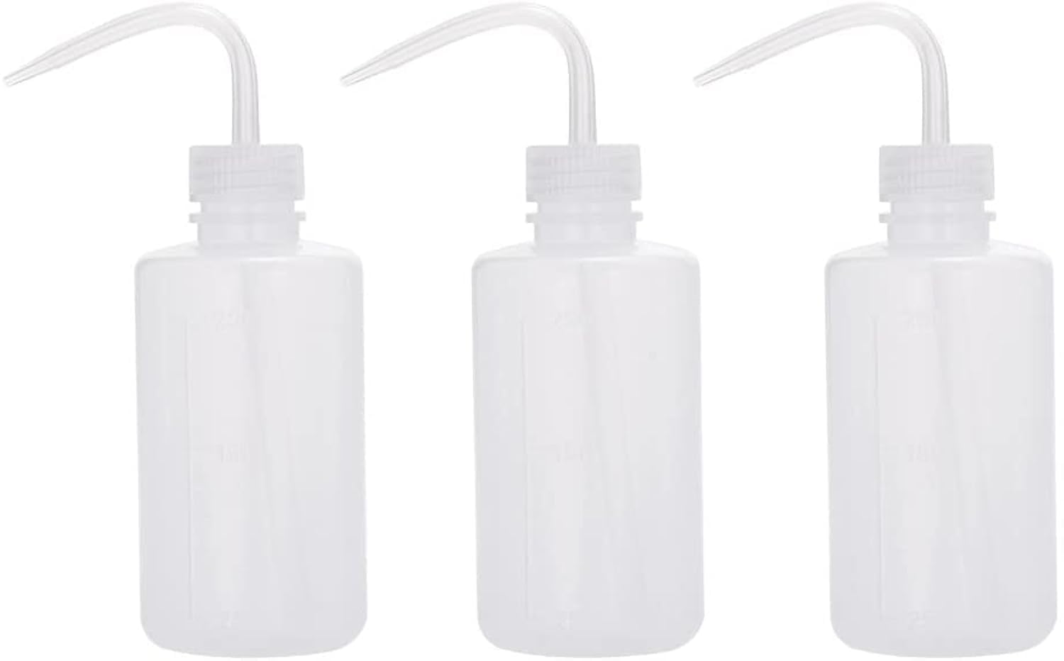 King Mariot Medical Equipments Set of 3 250ml Wash Bottles - Squeezable Lab Cleaning and Experiment Cleaner, Watering Bottle