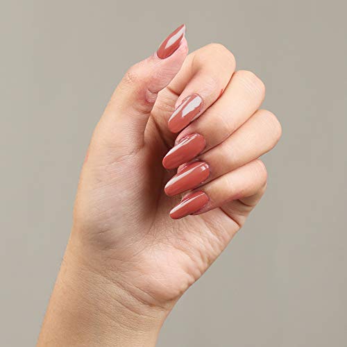 Image of Warm Brown Professional Nail Polish | Long Lasting, Quick Dry, Chip Resistant, High Shine Nail Paint | Smooth & Easy Application, Vibrant Trendy Shades for Women & Girls Party Daily Use 15ml