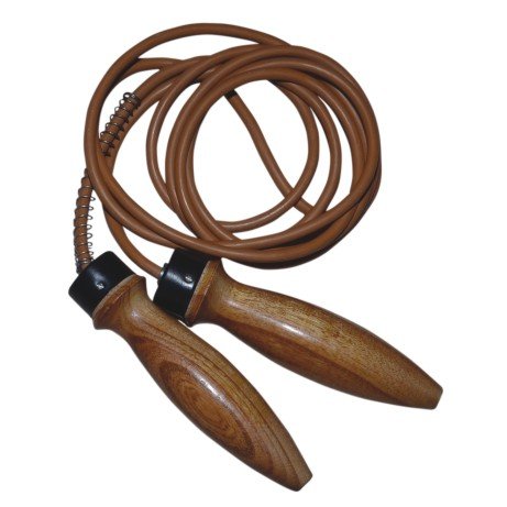 SPORTS Exclusive Gym Training Rubber Skipping Rope (Brown)-BIS Approved-image-26