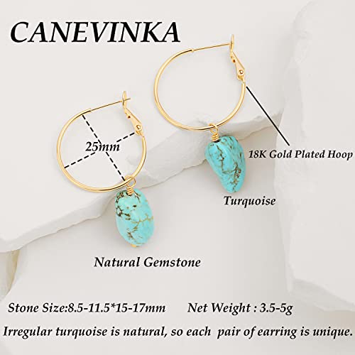 18K Gold Plated Chunky Hoop Earrings Simple Thick Huggie Earrings for Women Elegant Minimalist Jewelry4