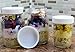 Cornucopia Brands Regular Mouth Plastic Mason Jar Lids, Unlined (24-Pack); Standard Size 70-450 White Plastic Caps for Mason Jars
