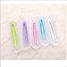 JETEHO 5 Set Portable Contact Lens Stick Tool Case Set (Inserter/Remover+Tweezer with Soft Tip)