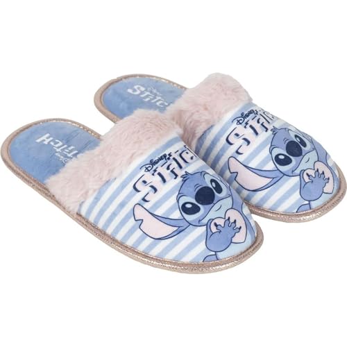 CERDÁ LIFE'S LITTLE MOMENTS Mixte Enfant Zapatillas De Casa Abierta Stitch, Bleu, 30/31 EU