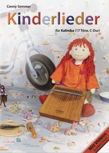 Kinderlieder - für Kalimba (17 Töne, C-Dur)