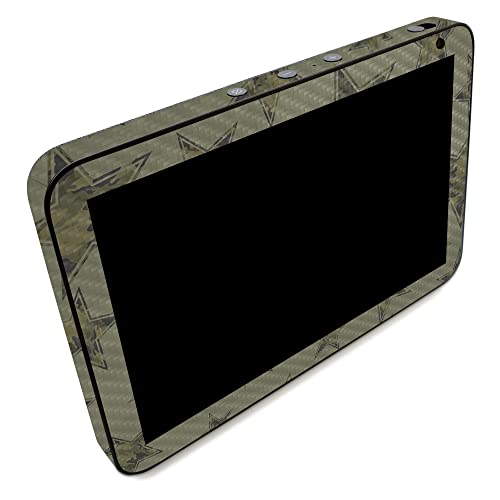 Image of MightySkins Carbon Fiber Skin Compatible with Amazon Echo Show 8 (Gen 2) - Army Star | Protective, Durable Textured Carbon Fiber Finish | Easy to Apply | Made in The USA