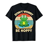 Photo Gallery cute frog don t worry be hoppy kids toddler maglietta Photo Gallery cute frog don t worry be hoppy kids toddler maglietta