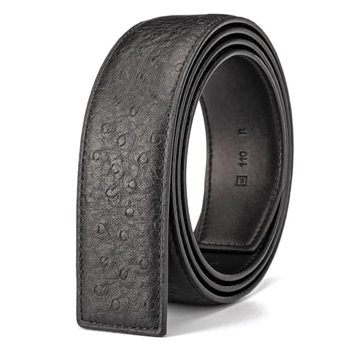 Vatee's Men's Adjustable Replacement Belt Strap Without Buckle Top Grain Genuine Leather 1.5