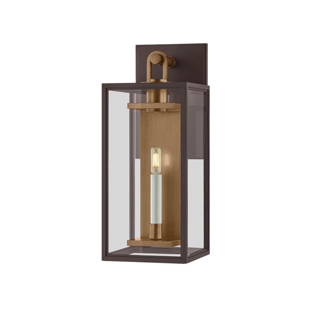 Troy Lighting B6520-PBR/TBZ Arnold - 1 Light Outdoor Wall Sconce-20 Inch Tall and 8 Inch Wide