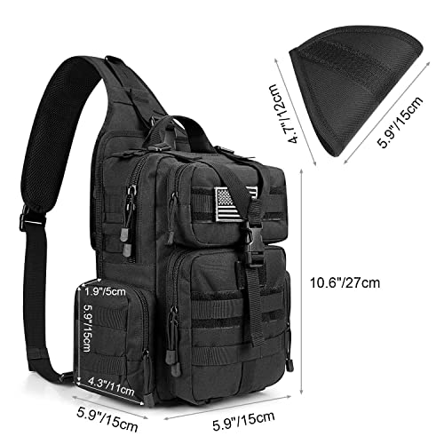 G4Free 2 Tactical Edc Sling Bag With Pistol Holster Sling Shoulder Assault Range Backpack Handgun Bag #TOP4