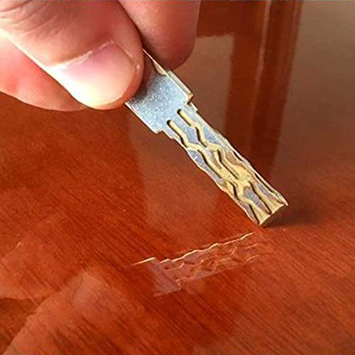 Fantasnight Transparent Klebefolie Selbstklebende Folie 60 × 500 cm Tisch Buchfolie Wandschutzfolie Durchsichtige Hitzebeständige Küchenfolie Hochglanz Einbandfolie für Bücher