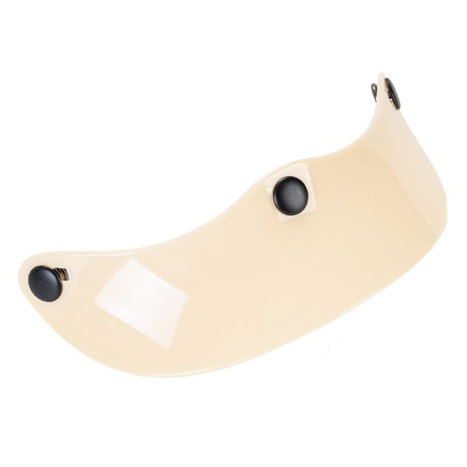 Oshhni Visiera per, parte di ricambio, facile da installare, protezione parasole a 3 bottoni, universale per mezzi caschi, Beige