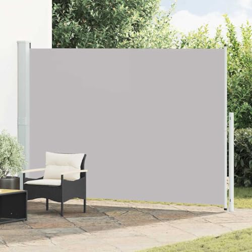 Genérico Toldo Lateral retráctil para Patio Gris 200x300 cm, Sombrillas Gris,313413
