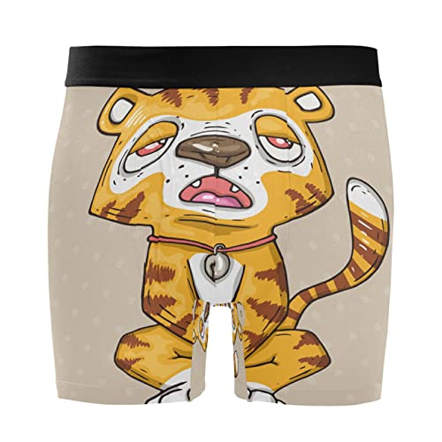 Bóxer elástico para hombre Vnurnrn de tigre ideal para el confort diario en casa