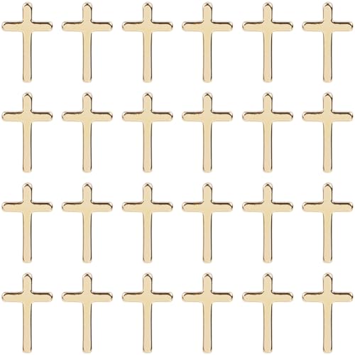 60 ciondolo a forma di crocifisso:60 ciondoli a forma di croce in ottone sono inclusi nella confezione. Ce ne sono abbastanza per tutti per creare un set di gioielli a tema per te questa Pasqua, o da regalare come collana o braccialetto a un familiare o amico