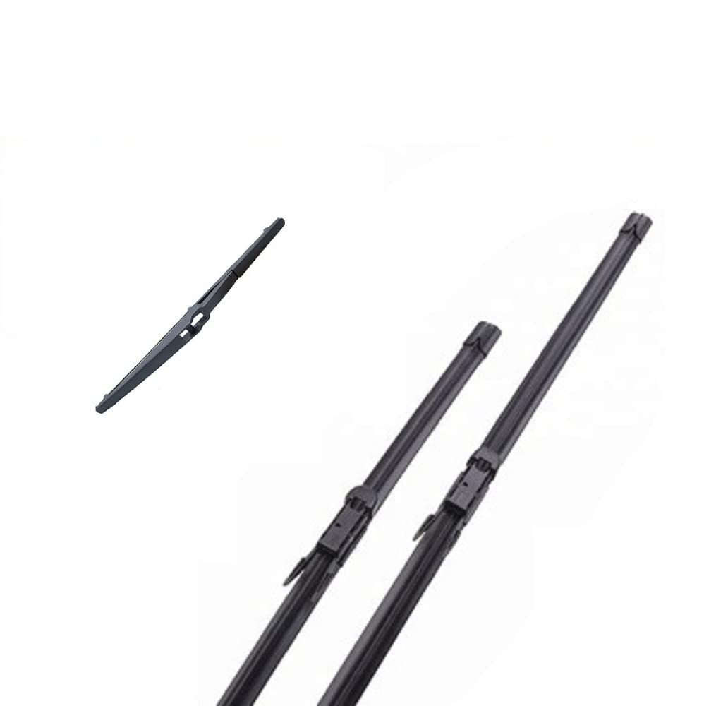 AutoClean Frameless/Soft Wiper Blade + Rear Blade For Fiat Punto (pack of 3 pec)-image-23