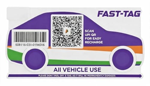 SBI FASTTAG for All Cars | Electronic Toll Collection Tag | All V...
