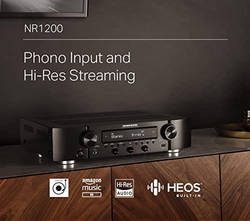 Marantz Nr1200 Av Receiver, 2-Channel Home Theater Amp, Wi-Fi, Bluetooth, Heos + Alexa, Immersive Movies, Music & Gaming, Auto Low Latency Mode For Xbox One, Smart Home Automation #TOP4