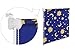 Produktbild KS Handel 24 KINDERFENSTERROLLO Sterne 70 cm BREIT 150 cm LANG BLAU GELB VERDUNKLUNG 50% SICHTSCHUTZROLLO INKL. SEILZUG FENSTERROLLO KLEMMROLLO 70x150 cm KINDERROLLO