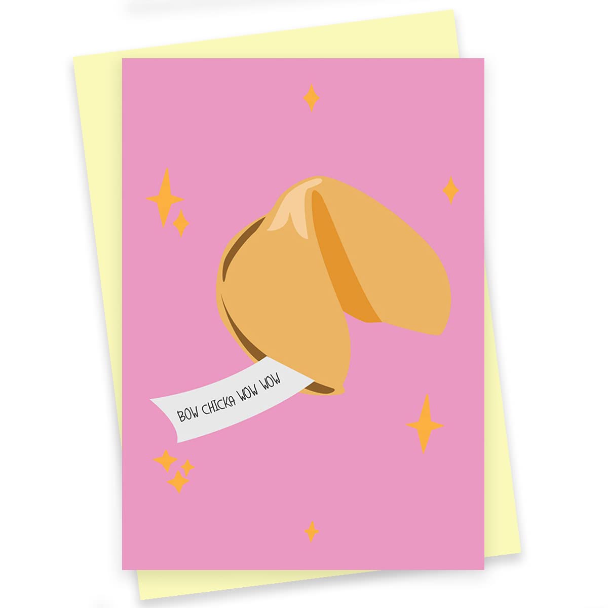 funny romantic greeting card - fortune cookie
