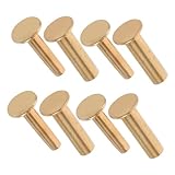 Garneck 4paare Teiliges Küchenmessergriff Nieten Aus Edelstahl Reparaturwerkzeuge Für Holzgriffe Diy Befestigungsset Für Messergriff-restauration Stabile Befestigungselemente Für Küchenwerkzeuge