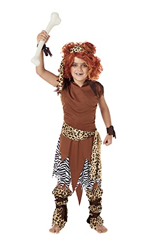 Kimokawaii Disfraz de Cavernícola 7 9 años