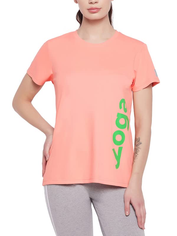 Image of Clovia Women's Polyester Regular Fit T-Shirt