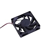 db service pinneberg Lüfter Schwarzes ABS-Energiespargehäuse 16,0 dB +/- 10% 3-Pin 7 cm, 12 V, energiesparender Kugellager-Kühlkörper für Computer