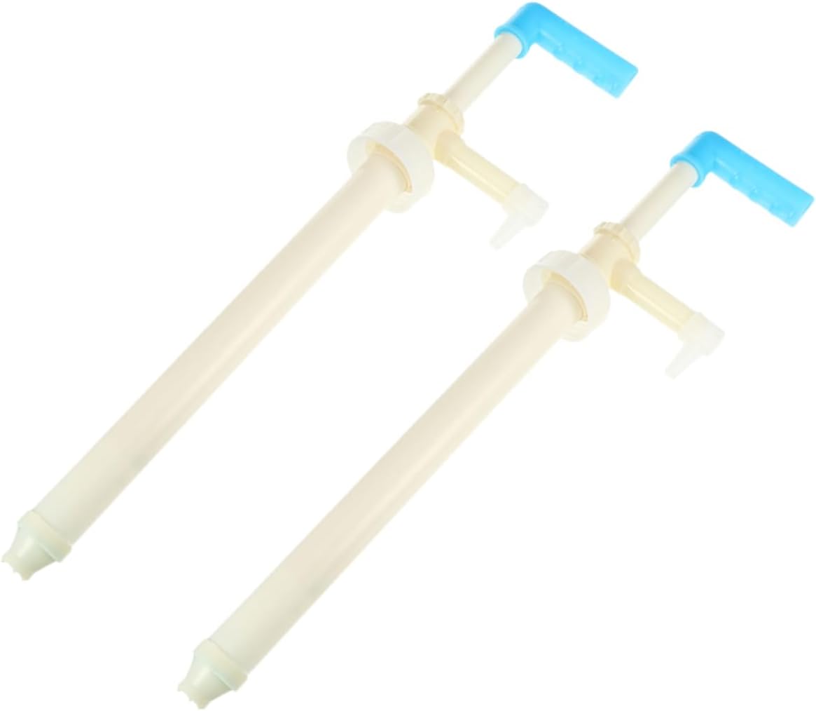 ULTECHNOVO 2pcs Manual Oil Transfer Pump Hand-operated Liquid Sucker for Fuel and Water Portable Fuel Pump for Car and Home Use