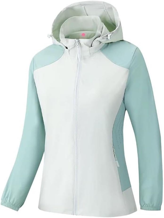 Women Windbreaker Hiking Climbing Fishing Waterproof Jacket Outdoor Protection Elasticity Coat