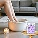 BTTEUYE Foot Pedicure Soak,Natural & Refreshing,Relieve Fatigue,Soothe & Protect Feet,Lavender Scent,350-Count