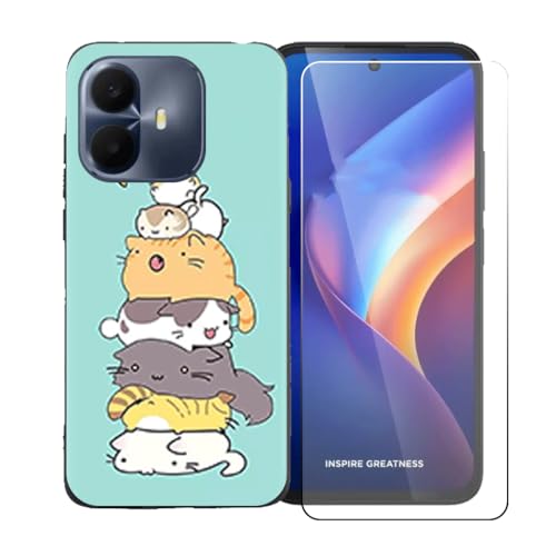 BMPNLSZ �K�p TCL K70 Power 4G+HD�����K���X�ɓK�����ėpTPU�ی�J�o�[�A�V���J�Q���V�F���o���p�[�ی�o�b�N�V�F��-�K�p TCL K70 Power 4G�ɓK����9�d�x�X�N���b�`�h�~�X�N���[���ی�J�o�[ LLM39