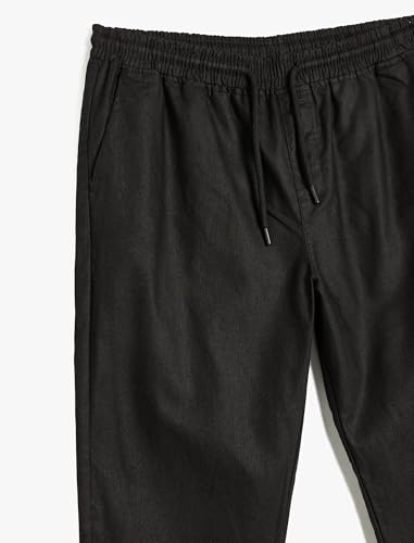 Koton Men Drawstring Chino Trousers BLACK (999) size 40