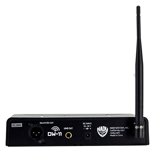 Nady Dw-11 Digital Wireless Handheld Microphone System – Ultra-Low Latency With Qpsk Modulation - Xlr And ¼” Outputs – Uhf Range – Fixed Frequency #TOP3