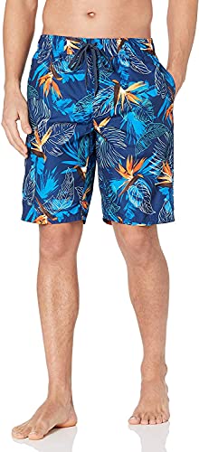 Image of Kanu Surf Men's Big Viper Extended Size Stripe Swim Trunk