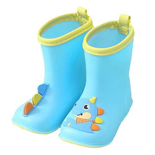 Rain Boots For Girls Baby Cartoo𝐧 Dinosaur Rain Boots Non-Slip Rubber Waterproo𝐟 Boy Snow Boots Rainboots Boots Boys