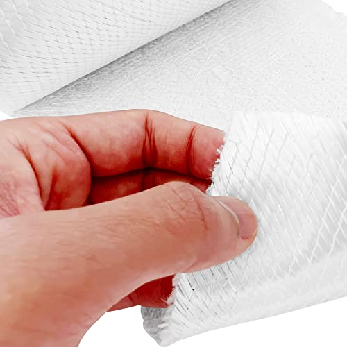Image of 1708 Fiberglass Cloth Roll | 7 inch Wide by 360 inch (10 Yards) | Molding Roofing Boat Marine Repair | Resin & Epoxy Compatible | Roll Package (7 inch 1708 Fiberglass)