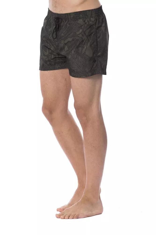Roberto Cavalli Beachwear - Bañador tipo bóxer Militar L
