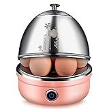 VOBAGA Electric Egg Cooker, Rapid Egg Boiler with Auto Shut Off for Soft, Medium, Hard Boiled,...