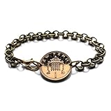 1994 England United Kingdom Great Britain Penny coin bracelet English Beaufort crowned Portcullis chains Henry VII Tudor badge Tower of London Westminster Palace Monk Bar York Amberley Castle b000123