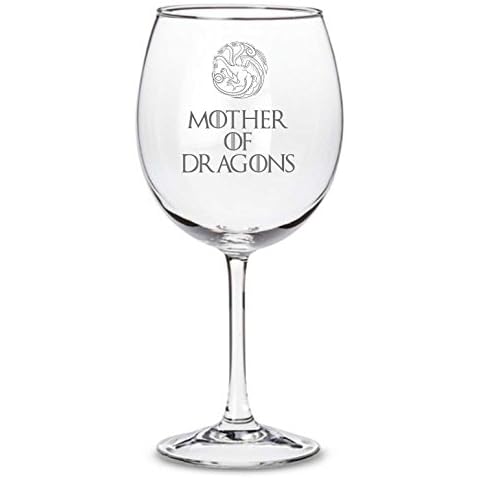 Game of Thrones Inspired"Mother of Dragons" Wine Glass Cover