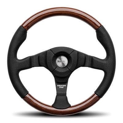 MOMO INDY ウッドステアリング 35Φ モモ インディ 当時物 割れあり 