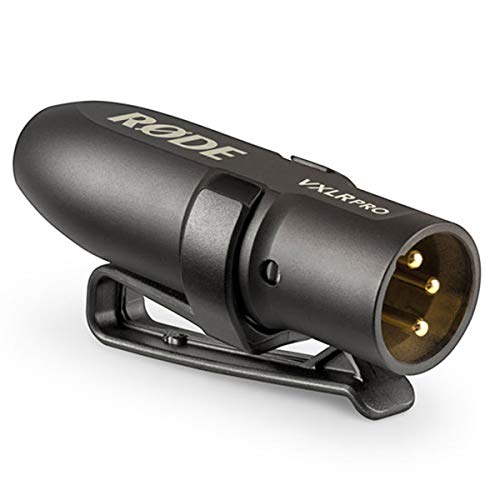 RØDE Microphones RØDE VXLR Pro VXLRPRO - Adaptador jack estéreo (3,5 mm, conector macho XLR de 3 pines), color negro Cover