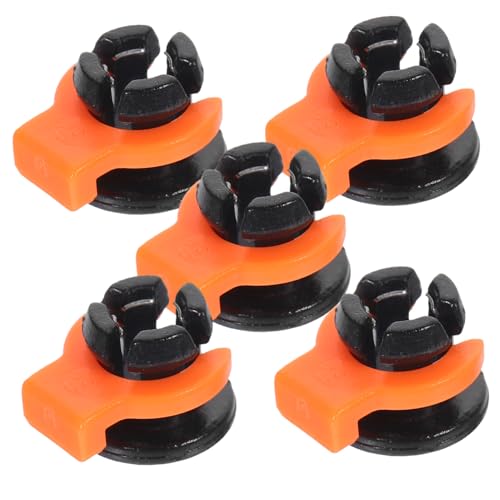 JECOMPRIS 3d Printer Tubing Clamp Plastic Fittings for 4mm Outer Diameter Tubes, Quick Connector Build Precision Parts f