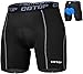 COTOP Pantaloncini da Ciclismo Uomo Bike Short Pants Imbottiti in 5D Gel, Bicicletta Pantaloncini MTB,Traspiranti ad Asciugatura Rapida Antiscivolo (L)