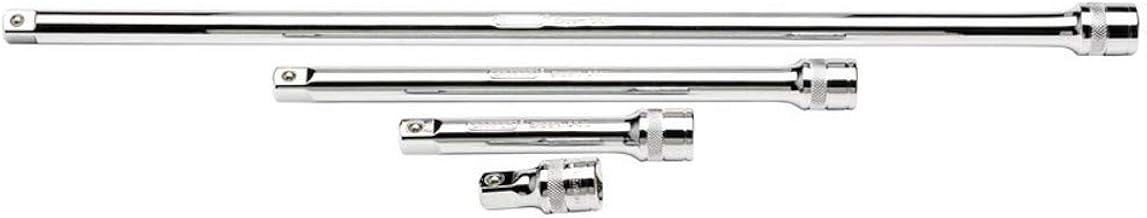 Draper h-ext/B/4 1/2 "Square Drive Juego de barra de extensión (4 piezas), color azul