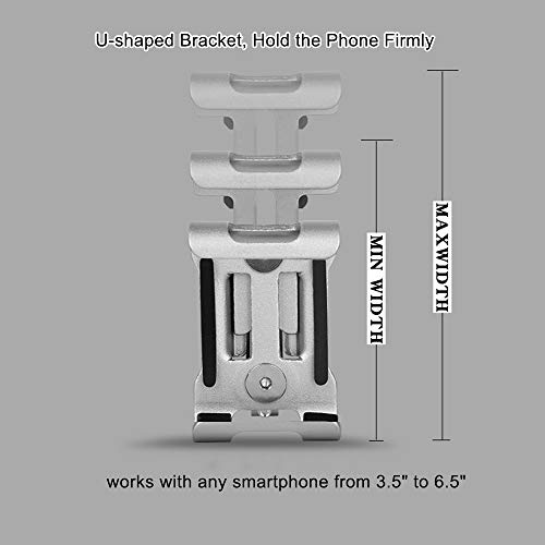 Anself Mountain bike mtb liga de alumínio suporte do telefone da motocicleta guidão celular montar c