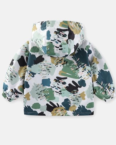Image of Kids Boys' Windbreaker Jacket, Boys Zip Up Hoodie Coat Transitional Late Spring /Early Fall Jackets for Kids