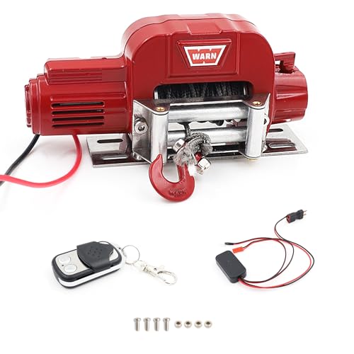 HOPLEX 1/10 RC Crawler Winch with Remote for Axial & Traxxas