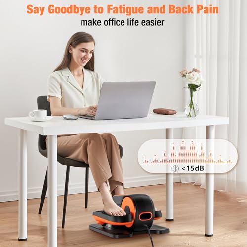 image for Hoduio Under Desk Elliptical Exercise Machine, Ellipse Leg Exerciser a