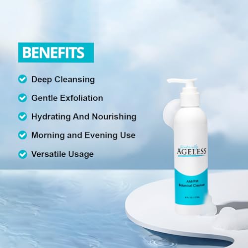 Instantly Ageless AM/PM Botanical Facial Cleanser - Beauty Product Skin Care, Face Cleanser For Women and Men - 6 Fl oz. (177ml) Pump Bottle - Image 6